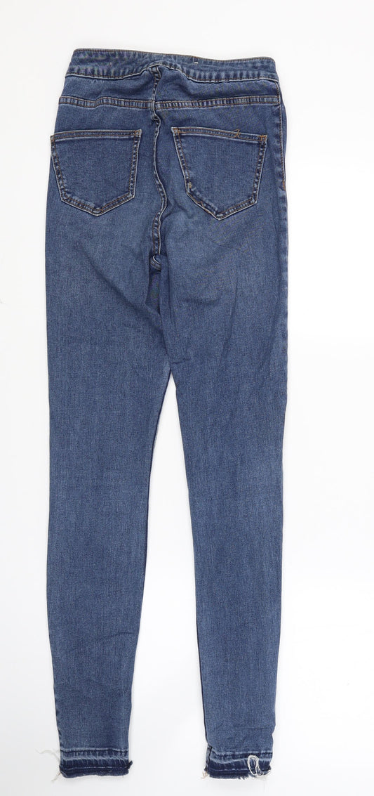New Look Womens Blue Denim Skinny Jeans Size 6 L26 in