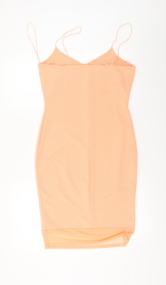 River Island Womens Orange Bodycon Size 12