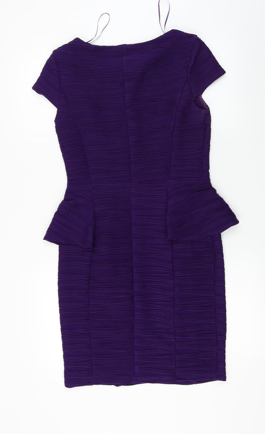 RedHerring Womens Purple Bodycon Size 12