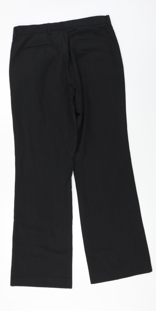 Preworn Womens Black Trousers Size 32 in L31 in
