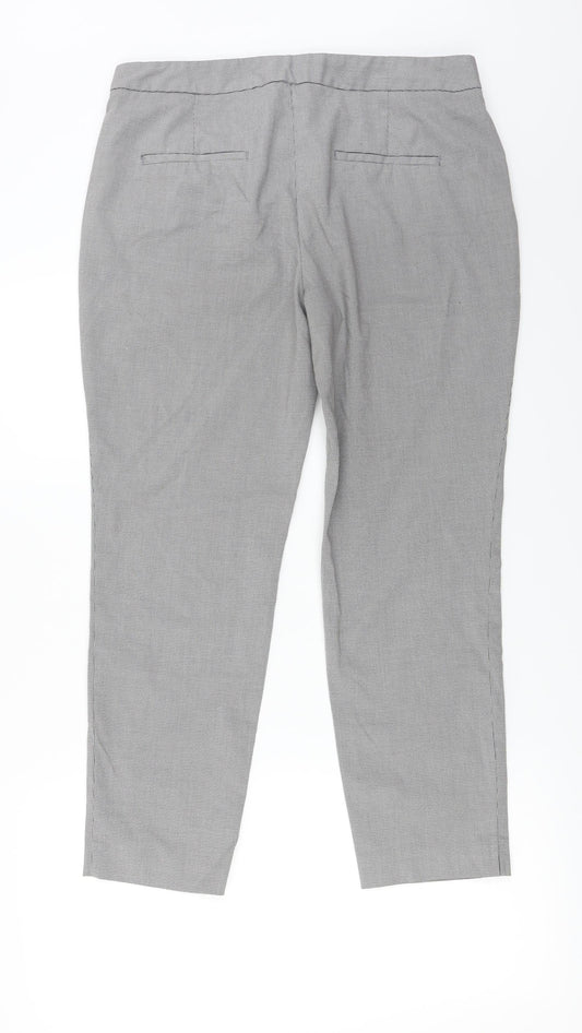 Zara Womens Grey Trousers Size 32 in L24 in
