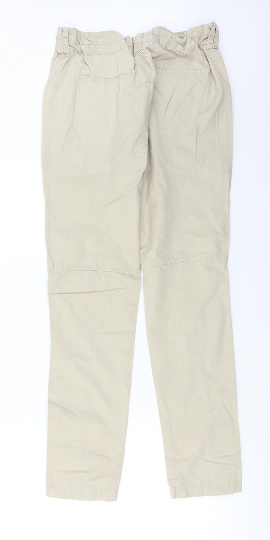 basic garment Womens Beige Trousers Size 24 in L27 in