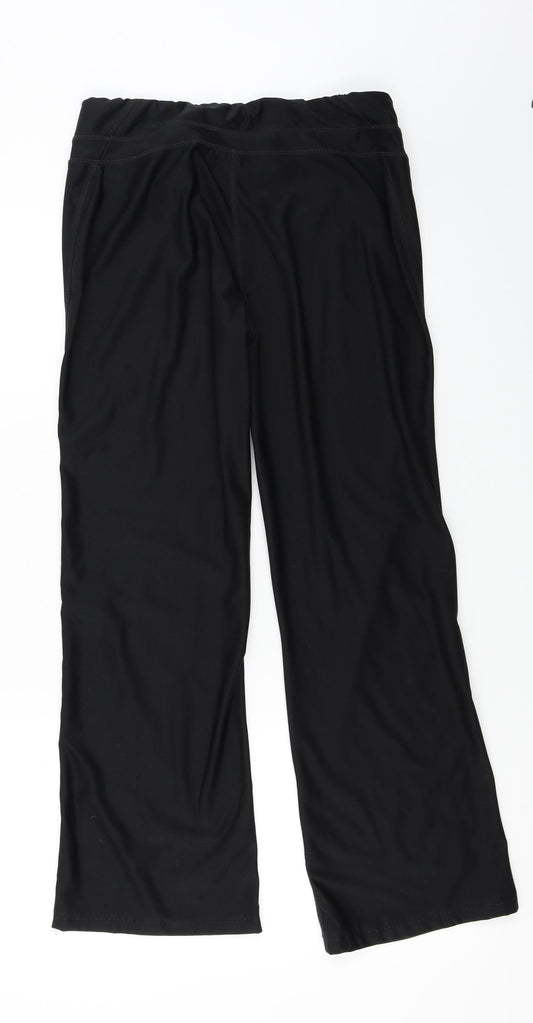 authentic works Womens Black Leggings Size S L25 in