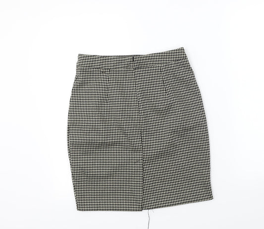H&M Womens Beige A-Line Skirt Size 8
