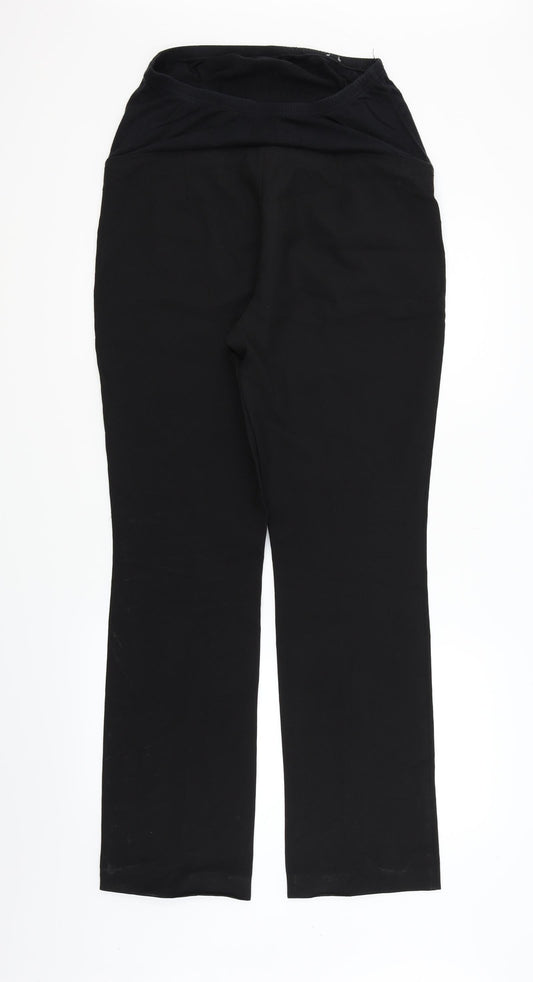 New Look Womens Black Trousers Size 12 L28 in