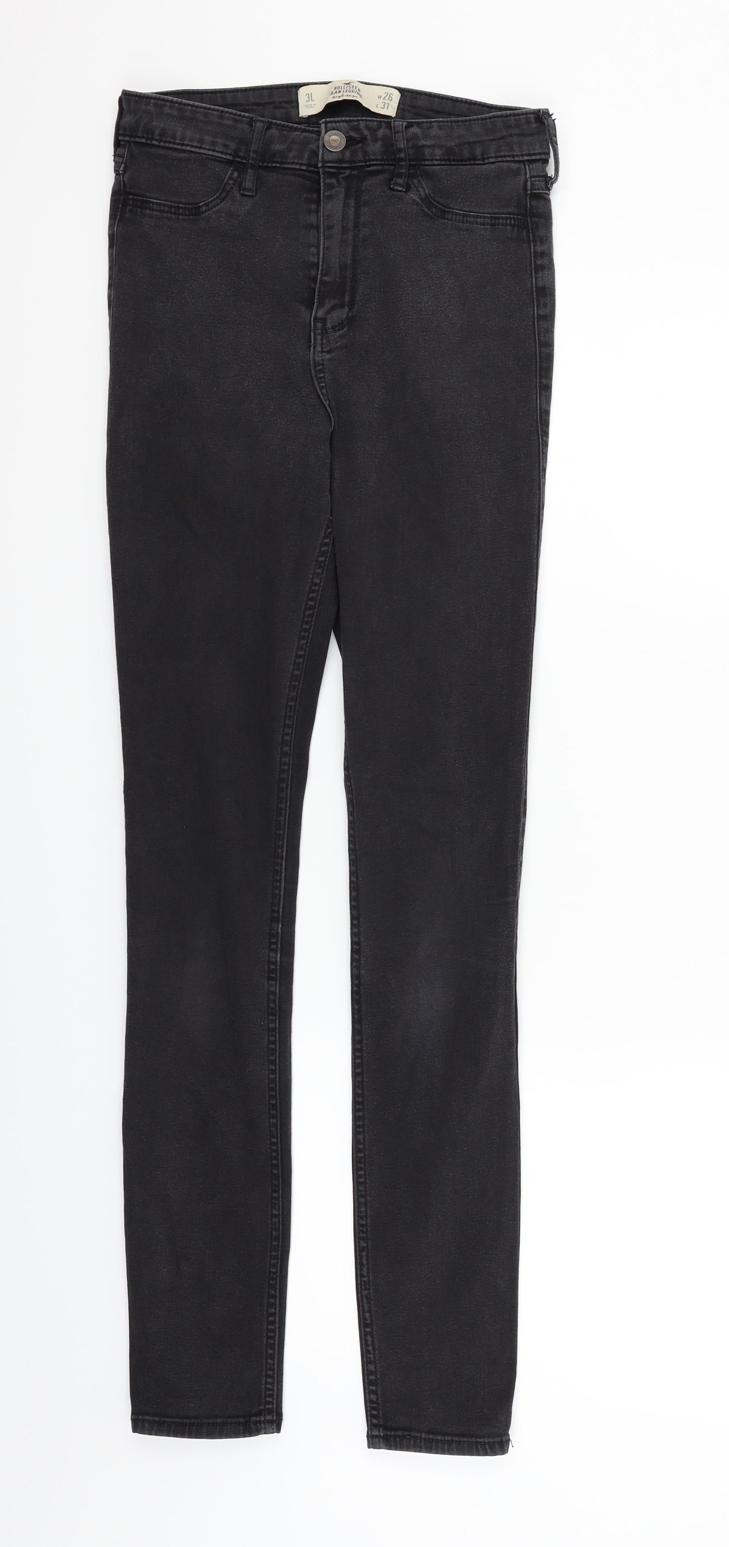 Hollister Womens Black Straight Jeans Size S L30 in