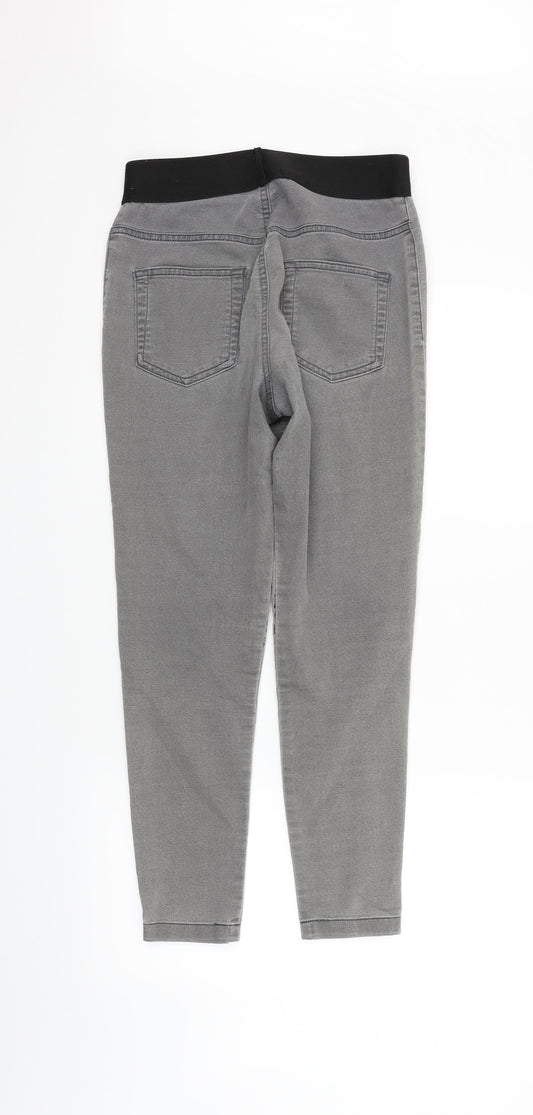 Marks and Spencer Womens Grey Jegging Trousers Size 10 L26 in