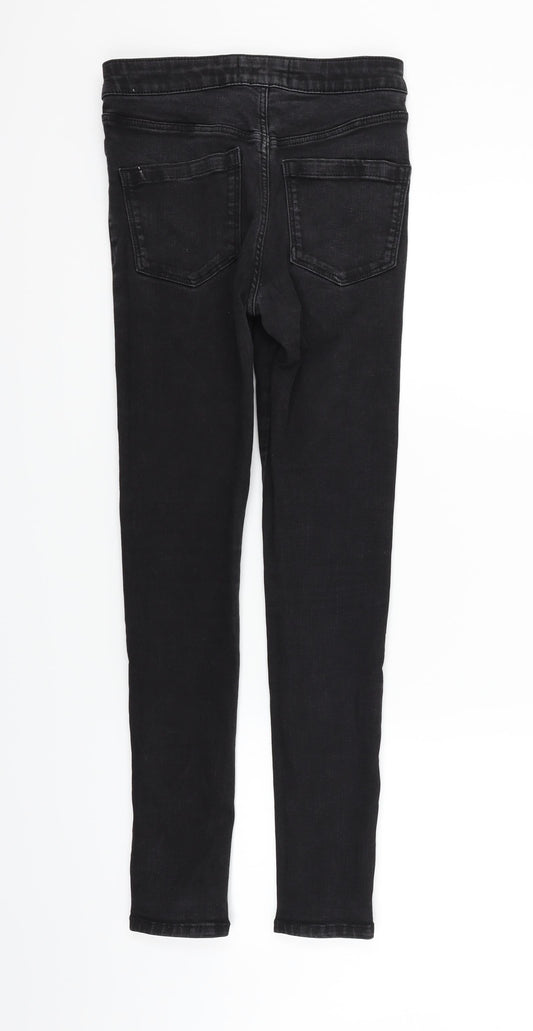 Miss Selfridge Womens Black Trousers Size 8 L27 in