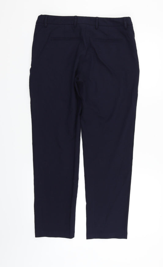 Autograph Womens Blue Trousers Size 12 L26 in