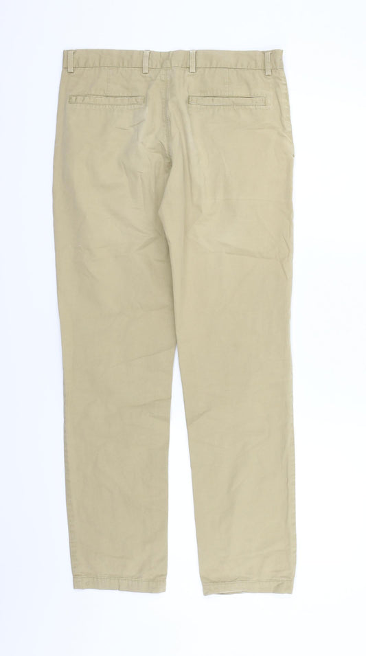 River Island Womens Beige Trousers Size M L28 in