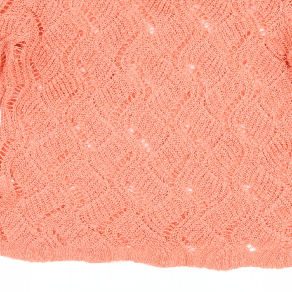 Atmopshere Womens Orange Knit Pullover Jumper Size 12