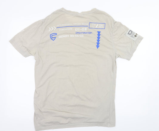 Divaldi Wear Mens Green Jersey T-Shirt Size M - Denim