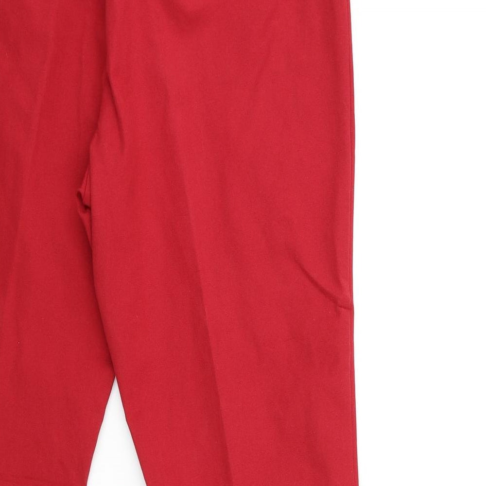 Marks and Spencer Womens Red Skinny Jeans Size 12 L25 in