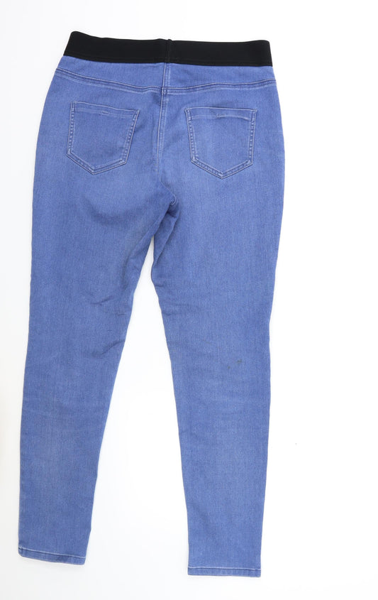 Bonmarché Womens Blue Denim Skinny Jeans Size 14 L29 in