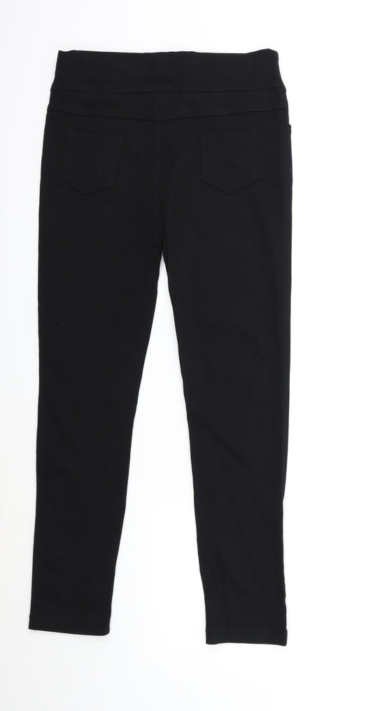 Preworn Womens Black Trousers Size XL L25 in