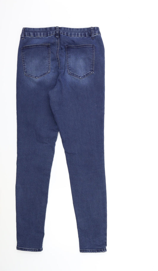 ASOS Womens Blue Denim Skinny Jeans Size 30 in L32 in