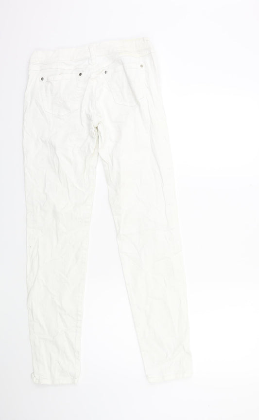 Take-Two Womens White Denim Skinny Jeans Size 30 in L31 in