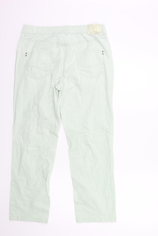 GARDEUR Womens Blue Trousers Size 32 in L27 in
