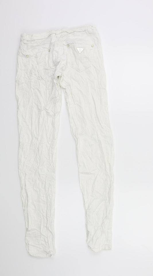 G CAUSE JEANS Womens White Denim Skinny Jeans Size 25 in L30 in