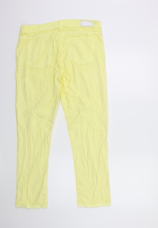 Angels Womens Yellow Trousers Size 34 in L27 in