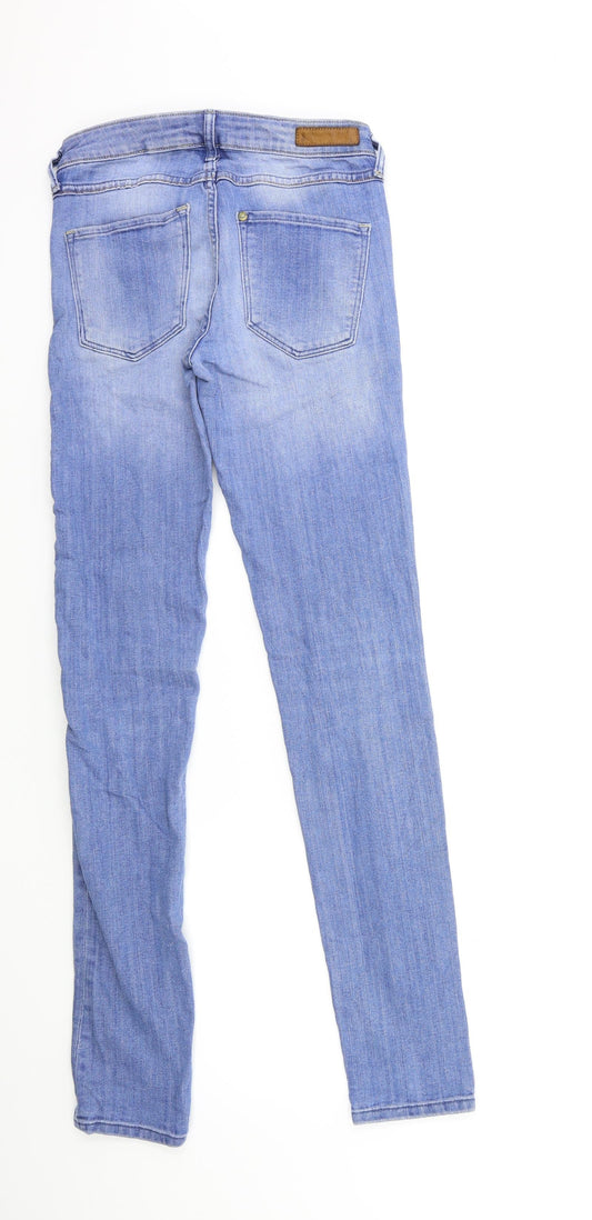 H&M Womens Blue Denim Skinny Jeans Size 26 in L32 in