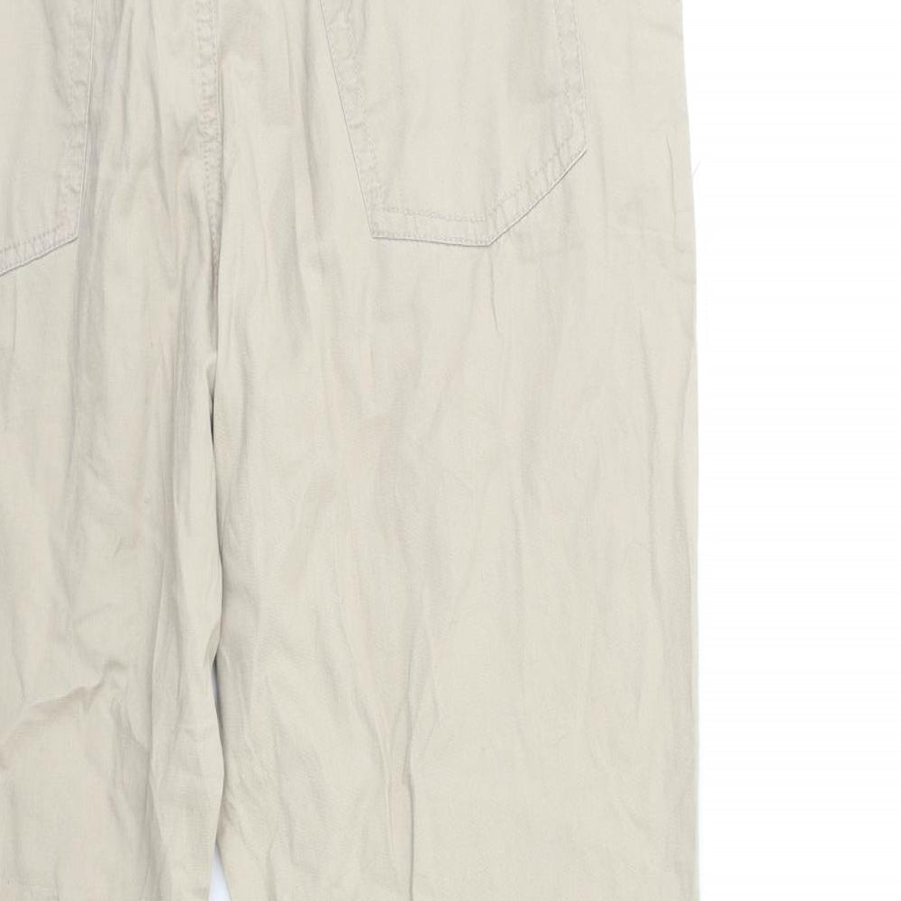 Preworn Womens Beige Trousers Size 30 in L25 in
