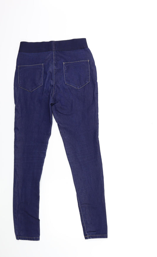 Preworn Womens Blue Denim Skinny Jeans Size 26 in L28 in