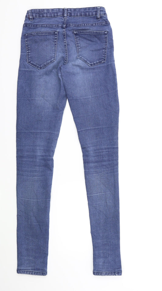 Preworn Womens Blue Denim Skinny Jeans Size 26 in L28 in
