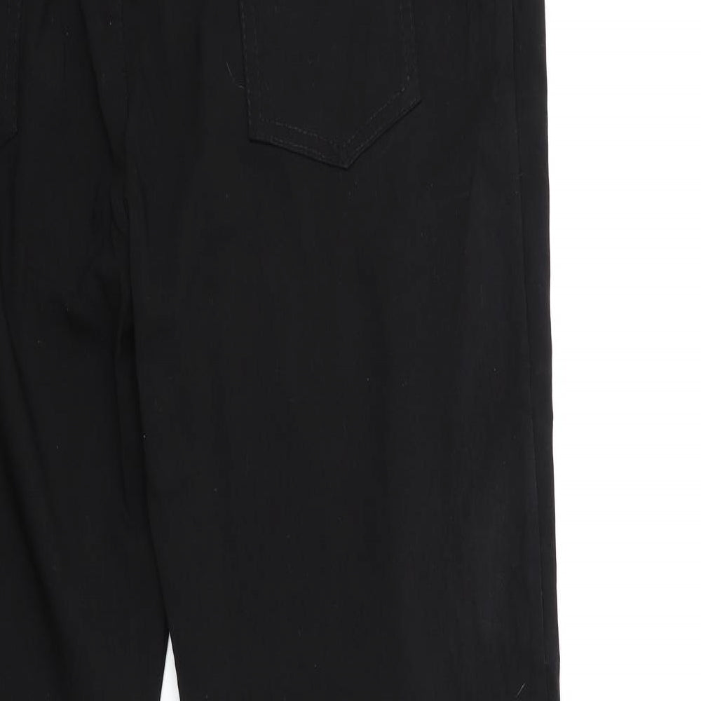 Preworn Womens Black Trousers Size XL L29 in