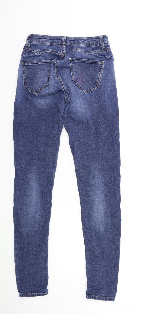 Toothpick Womens Blue Denim Skinny Jeans Size 6 L29 in