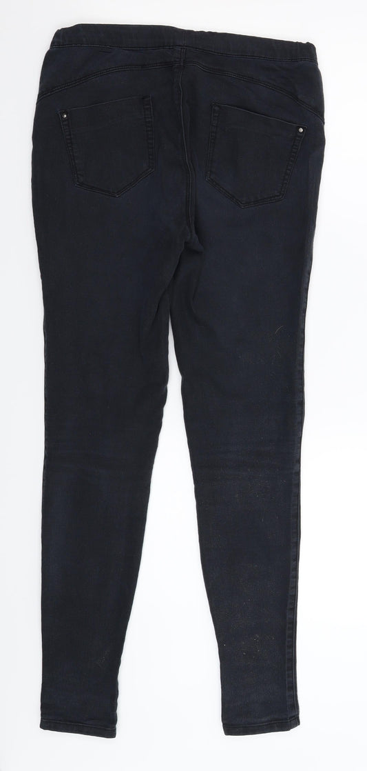 Preworn Womens Black Denim Jegging Jeans Size 30 in L30 in