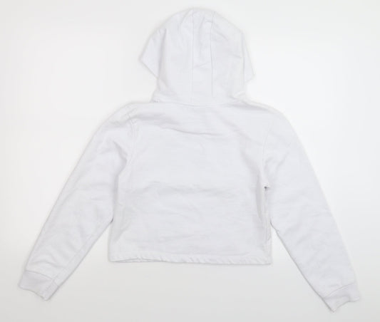 Primark Girls White Pullover Hoodie Size 10-11 Years