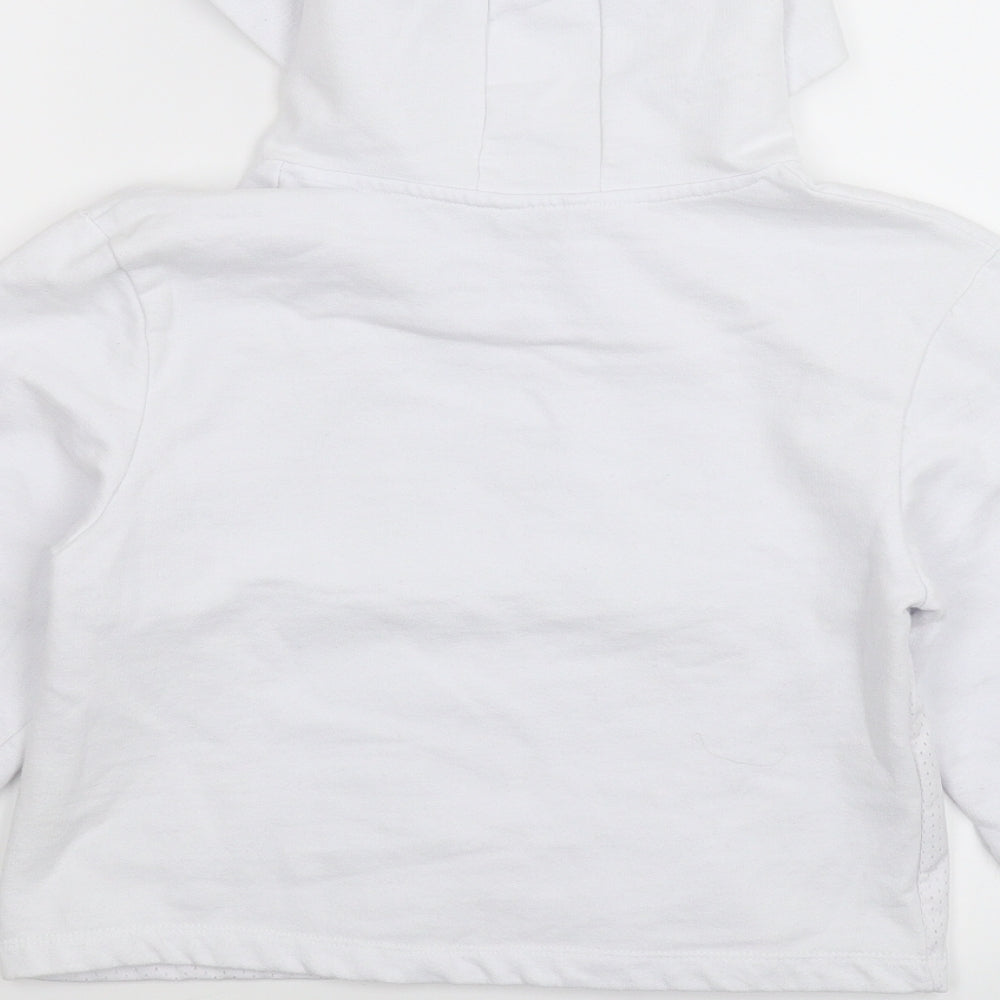 Primark Girls White Pullover Hoodie Size 10-11 Years