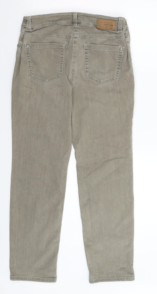 Gerry Weber Womens Grey Denim Skinny Jeans Size 32 in L28 in