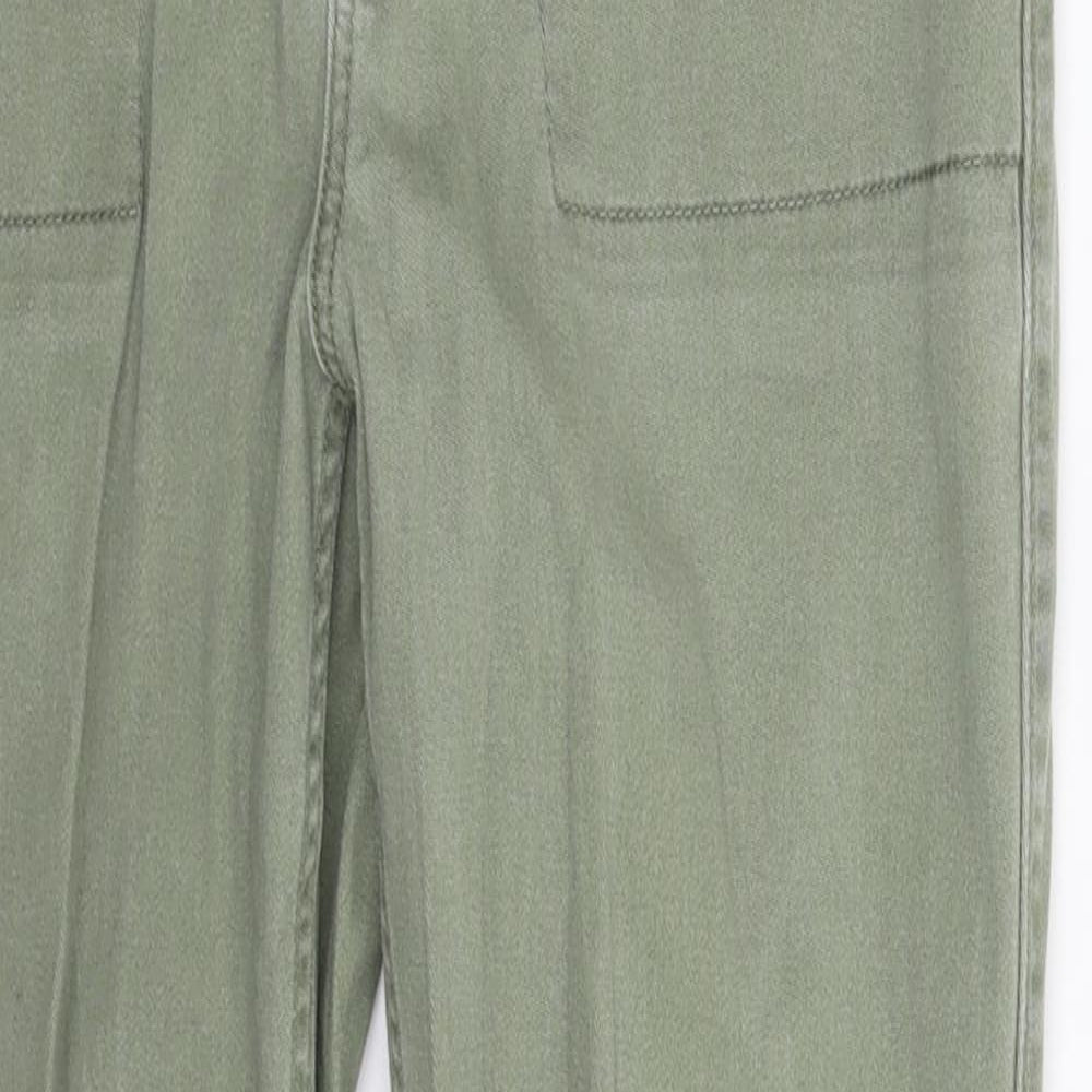 Hollister Womens Green Trousers Size XS L27 in