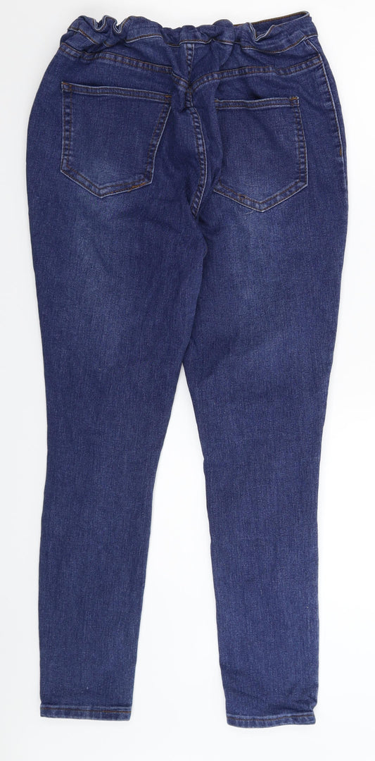 Preworn Womens Blue Denim Skinny Jeans Size 30 in L27 in