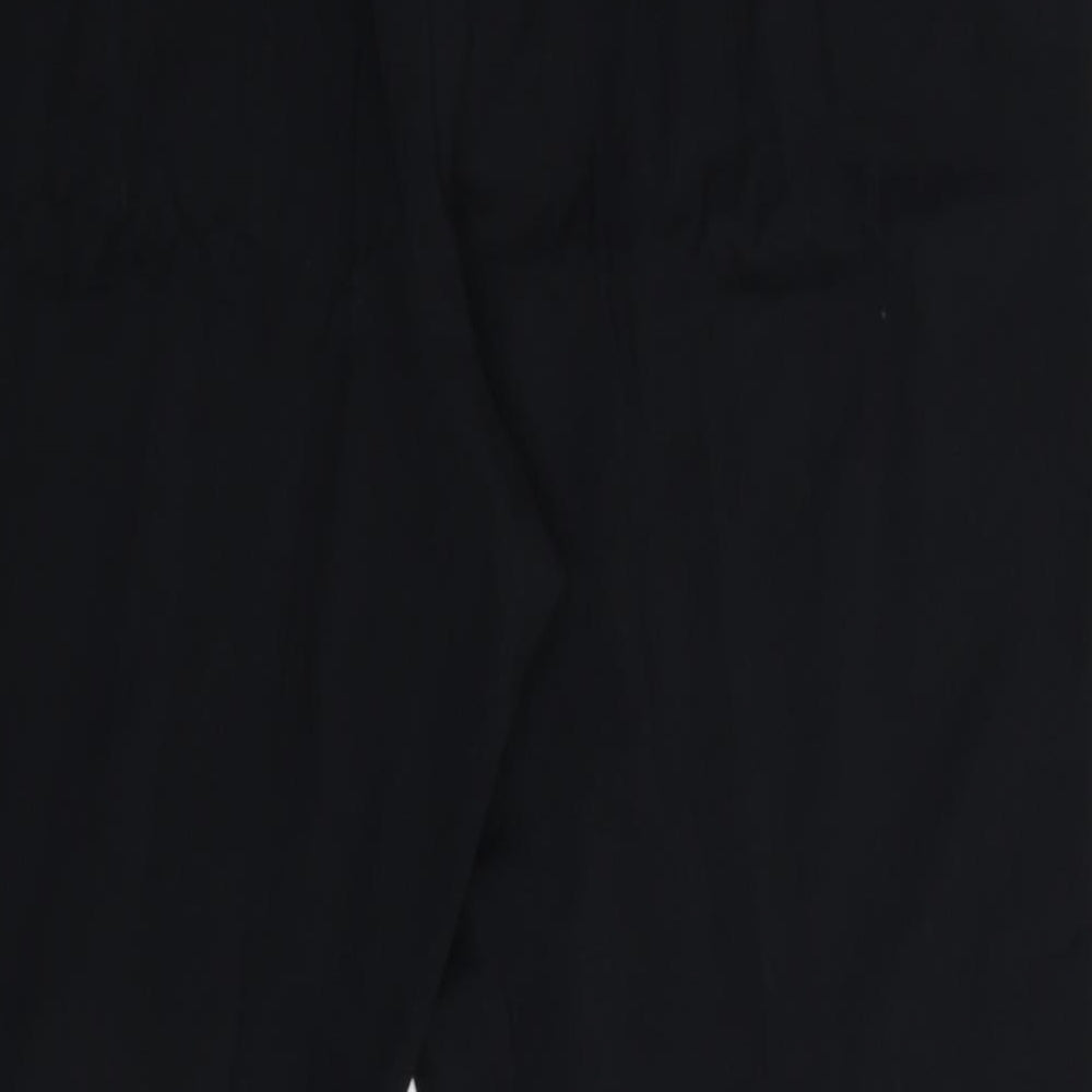 Marks and Spencer Womens Black Trousers Size 10 L28 in