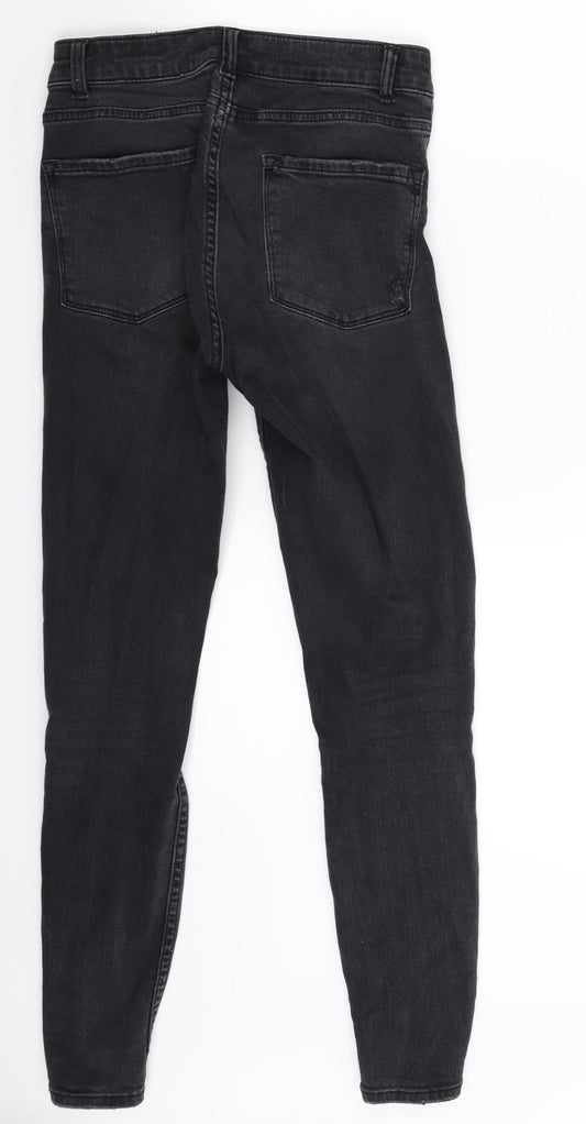 Denim Co Womens Black Denim Jegging Jeans Size 8 L27 in