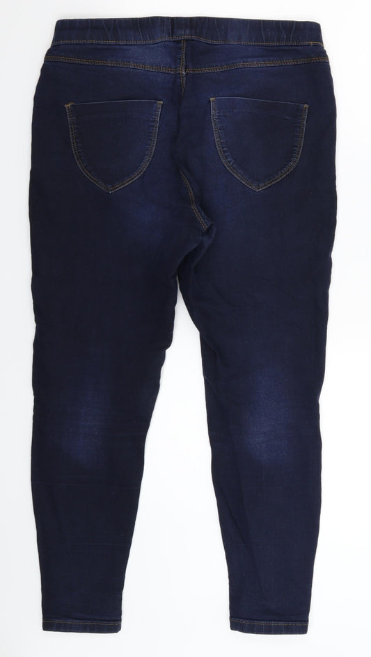 Dorothy Perkins Womens Blue Denim Jegging Jeans Size 8 L25 in