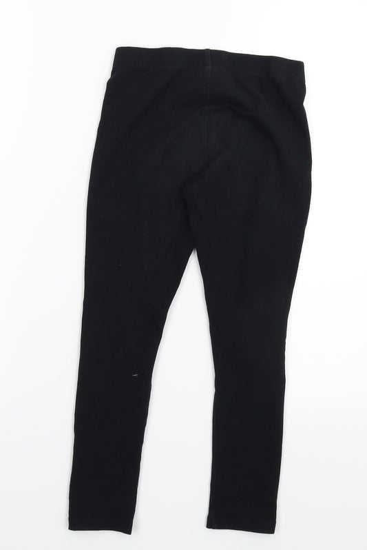 NEXT Girls Black Jegging Trousers Size 9 Years - Legging