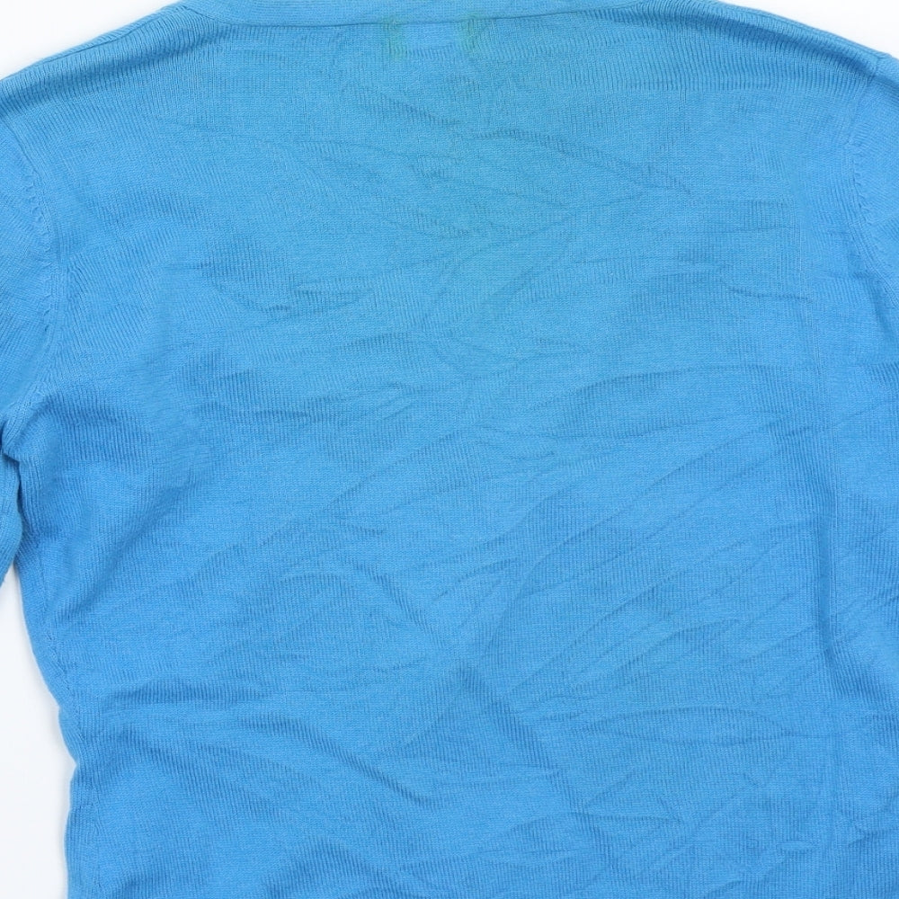 Bay Womens Blue Pullover Jumper Size 10