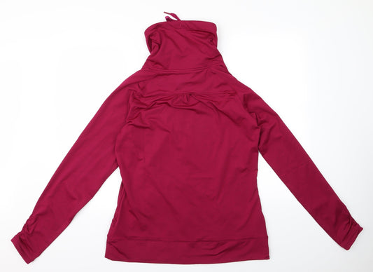 sport tek Womens Pink Full Zip Hoodie Size L