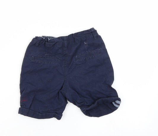 Denim & Co. Boys Blue Chino Shorts Size 4-5 Years