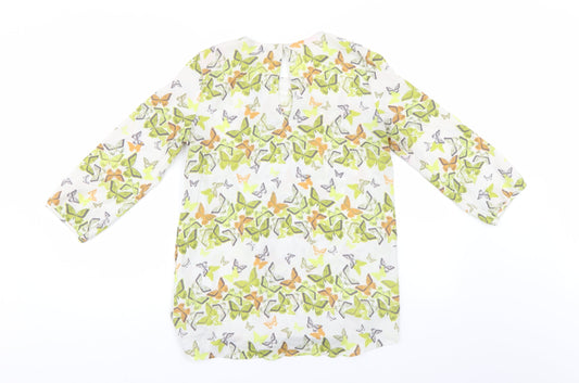 NEXT Womens Multicoloured Animal Print Basic Blouse Size 6