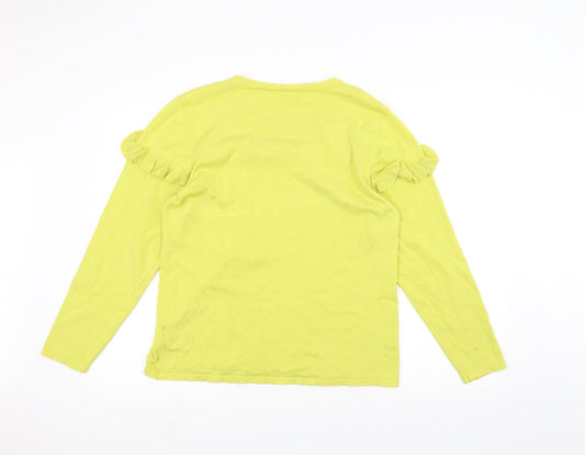 Stock shop Womens Yellow Basic T-Shirt Size L