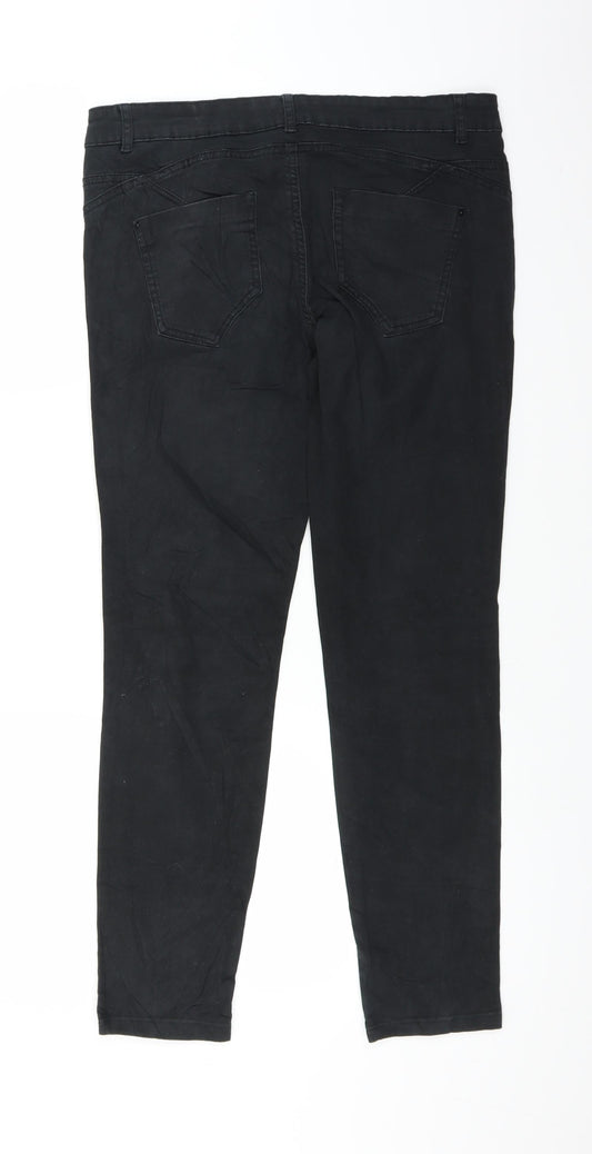 Clockhouse Womens Black Skinny Jeans Size 32 in L26 in