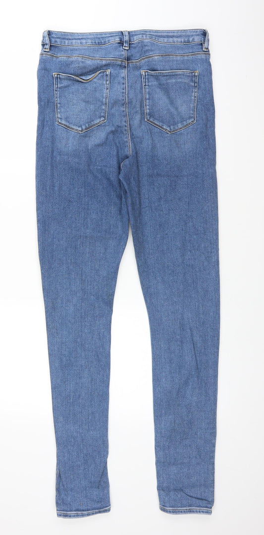 ASOS Womens Blue Denim Straight Jeans Size 32 in L32 in