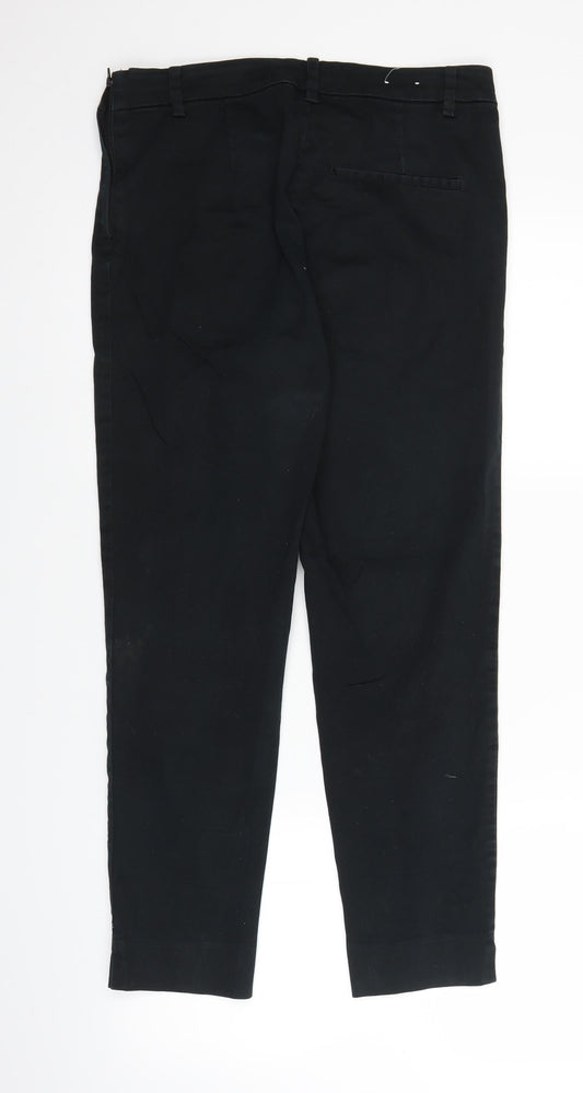 H&M Womens Beige Trousers Size 12 L25 in