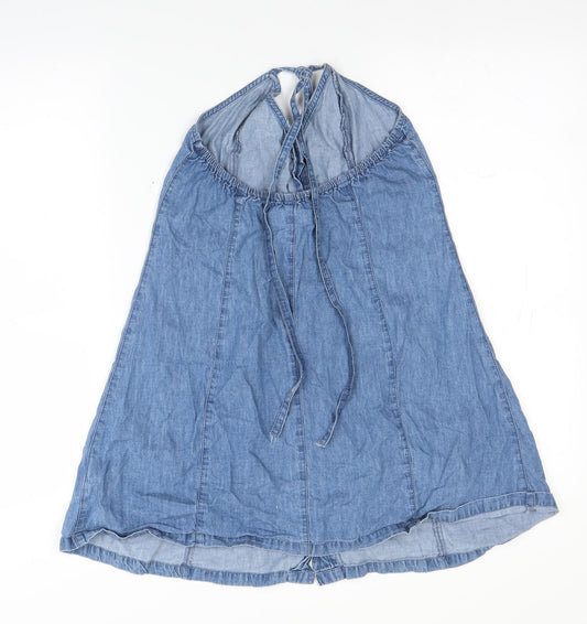 ASOS Womens Blue Basic Blouse Size 4