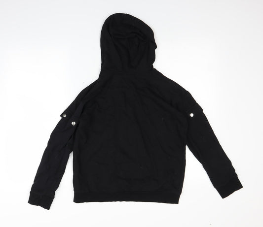 Select Womens Black Pullover Hoodie Size 8